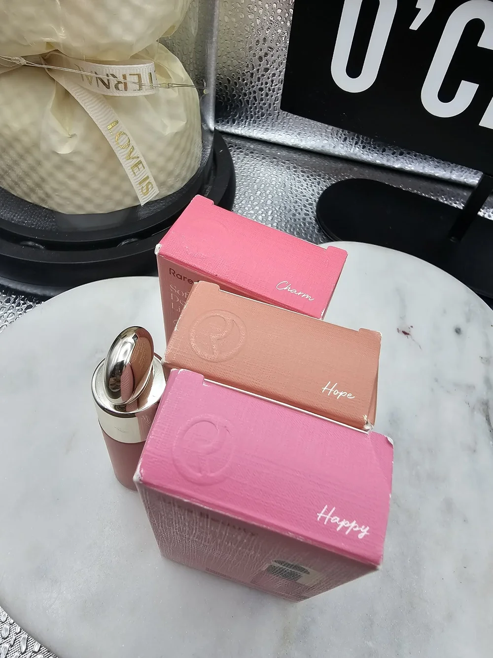 Rare Beauty Soft Pinch Dewy Liquid Blush Trio — Pink & Peach Shades